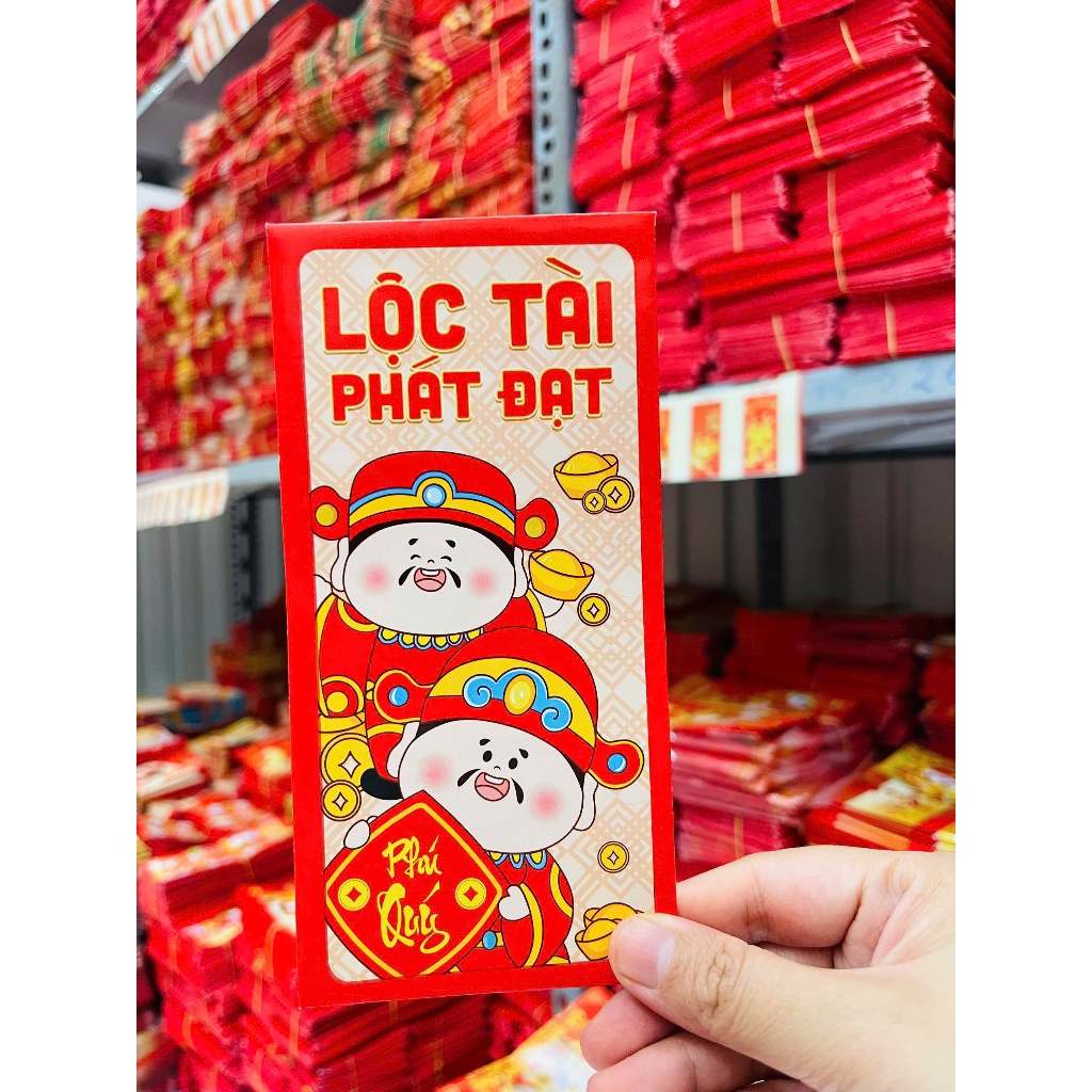 Bao Lì Xì Tết 2026 Mẫu Mới Đa Dạng – Bao Đỏ May Mắn, Đẹp, Giá Rẻ – Lì Xì Thần Tài, Con Giáp, chibi, hot trend