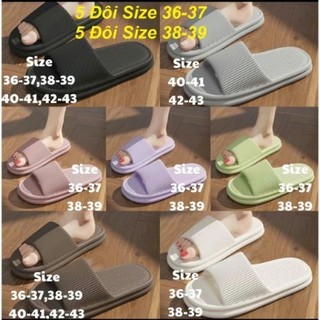 COMBO) Dép đi trong nhà, văn phòng, khách sạn, Dép sọc quai ngang siêu nhẹ êm chân . Đăng Khoa shop