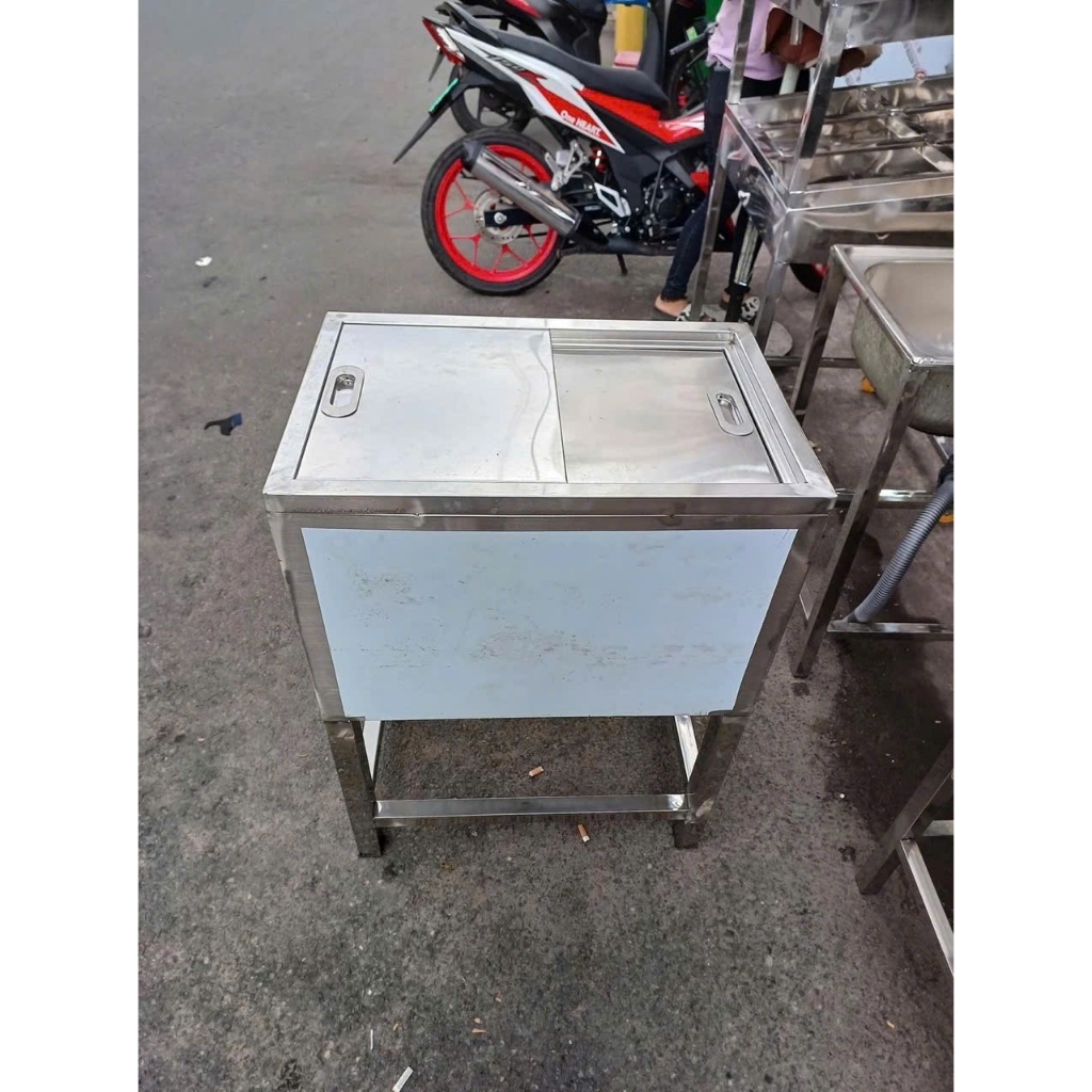 THÙNG ĐÁ INOX 304 GIỮ NHIỆT CAO CẤP