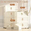 Tủ gấp đa năng, tủ gấp chất lượng cao bằng nhựa PP, hai cửa, thiết kế cửa từ tính.