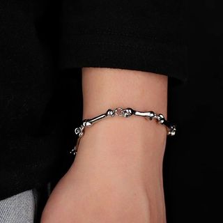 SNUOFO - Vòng tay xương Vòng tay độc đáo và cá nhân hóa dành cho nam và nữ Phụ kiện thời trang cho các cặp đôi