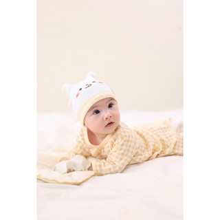 M&B (0-12M) Bộ quần áo dài tay Gấu Bread Vàng chất cotton cao cấp thoáng mát thấm hút mồ hôi tốt