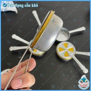 Bát đựng cồn mini có nắp điều nhiệt, bếp cồn gọn nhẹ cho nhà hàng – hâm nóng thức ăn, dùng khi cắm trại và nấu nướng