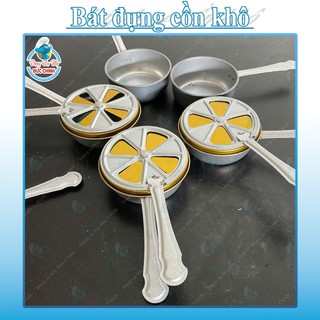 Bát đựng cồn mini có nắp điều nhiệt, bếp cồn gọn nhẹ cho nhà hàng – hâm nóng thức ăn, dùng khi cắm trại và nấu nướng