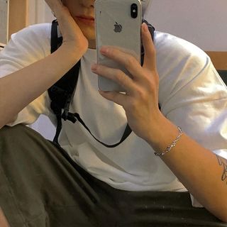 SNUOFO - Vòng tay nam thiết kế thương hiệu độc đáo cao cấp cá tính phong cách Hip-Hop trang sức bạc dành cho nam giới