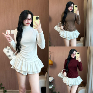 Áo Giữ Nhiệt Nữ Dài Tay Ôm Dáng BodyWarm Layer 247store Thun Co Giãn Mềm Mịn Giữ Ấm Hiệu Quả Agiunhietbody657