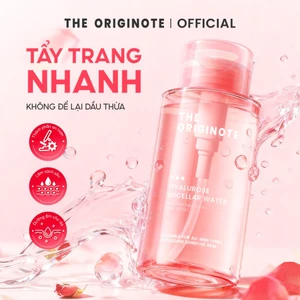 Nước tẩy trang The Originote tẩy trang dưỡng ẩm làm sạch sâu cho mọi loại da Hyalurose Micellar Water 300ml