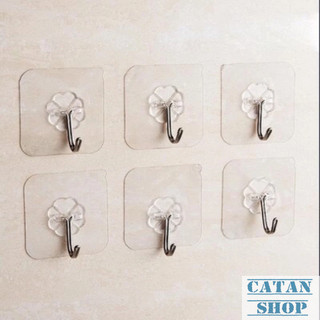 Combo 10 Móc Dán Tường Trong Siêu Bám Dính Treo Chìa Khóa,Vật Dụng Nhà Cửa Tiện Lợi-GD235-MocDT-10