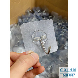 Combo 10 Móc Dán Tường Trong Siêu Bám Dính Treo Chìa Khóa,Vật Dụng Nhà Cửa Tiện Lợi-GD235-MocDT-10