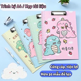 Bìa Hoạt Hình Dễ Thương Dùng Để Kẹp Tài Liệu, A4, Giấy Kiểm Tra .