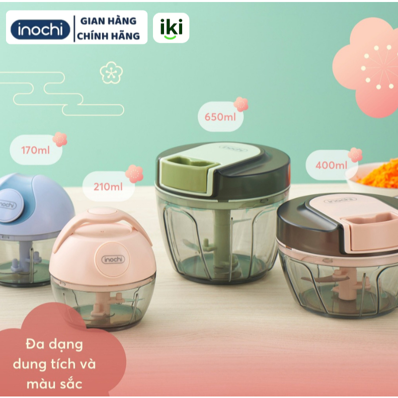Ikishop_Dụng cụ xay tỏi, ớt Yoko Inochi