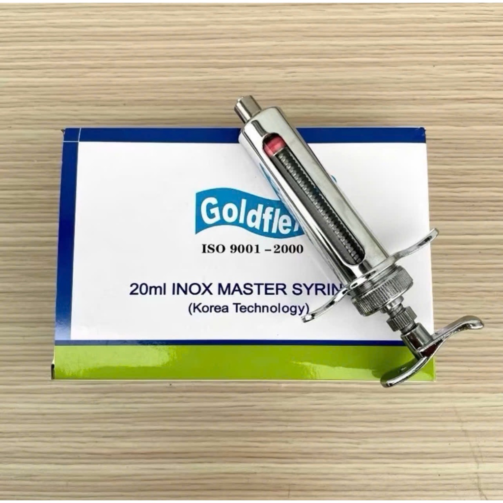 Xilanh Goldflex 20ml chính hãng - Tiêm gia xúc chất lượng cao - Inox ...