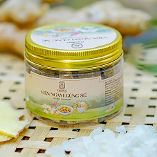 Viên Ngậm Gừng Nguyên Chất Thảo Thơm, Hũ 200Gram, Hộp ~ 130 Viên