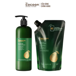 Combo Dầu gội chai 500ml + Dầu gội túi Cocoon 500ml