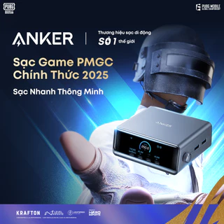 Anker Prime Charger (250W, 6 Ports, GaNPrime) 2.26" LCD Display and Smart Control Dial USB C Charging Station