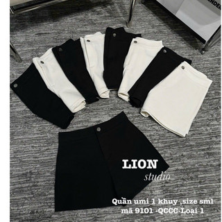 QCL1 8838 Quần sooc umi 1 cúc dáng ôm cạp cao siêu tôn dáng mix cả thế giới