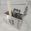 Ống Đũa,Ống Đựng Muỗng Đũa Táo Đôi Inox 304 2 Ngăn Để Bàn Cao Cấp