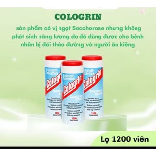 [HÀNG ĐỨC CHUẨN] Đường Ăn Kiêng Cologrin 1200 Viên - 0 Calo Cho Người Tiểu Đường, Ăn Kiêng, Giảm Cân