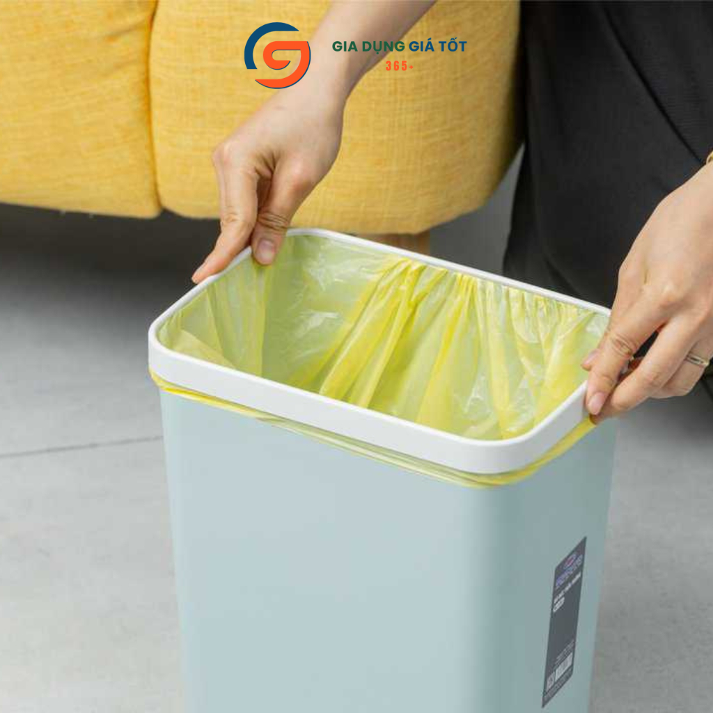 Combo 10 xô rác viền vuông mã 4207