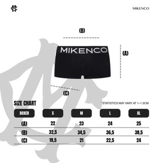 Quần lót LOGO BOXER chính hãng Mikenco Boxer 2 chiếc / 1 pax