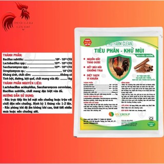 Men rắc chuồng (500g,1kg) tiêu phân, khử mùi, vệ sinh chuồng trại giảm mùi hôi, sạch khuẩn ngay bệnh
