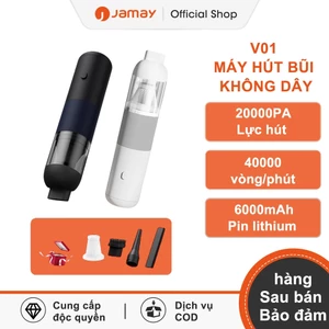 Jamay V01 Máy hút bụi cầm tay đa năng 20000Pa, máy hút bụi cầm tay không dây cho ô tô, ghế sofa và nệm