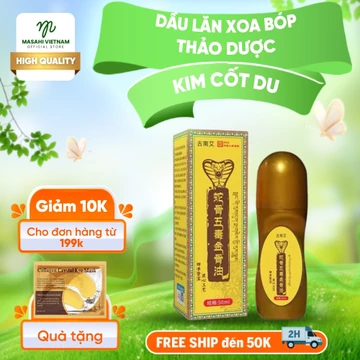 Dầu Xoa Bóp Tây Tạng Kim Cốt Du 50ml – Dầu Lăn Thảo Dược Kim Cốt Du Giảm Đau, Xoa Dịu Tê Nhức, Nhức Mỏi Xương Khớp