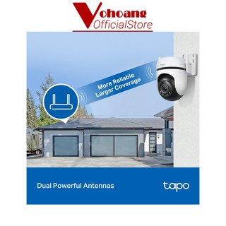 Camera TP-Link Tapo C520WS 4K 360 Ngoài Trời, Nhìn Đêm Có Màu, AI Thông Minh, Phát Hiện Chuyển Động