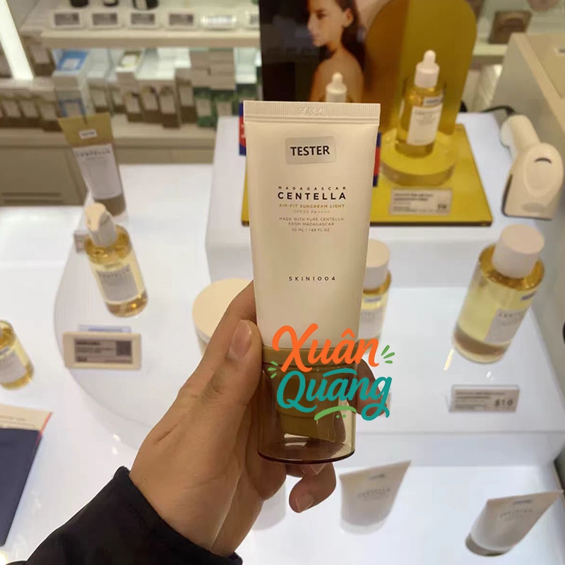 Kem chống nắng  Skin1004 Centella Tone Brightening SPF50+ 50ml | Air-Fit SunCream | Hyalu-cica Water-fit Sun Serum
