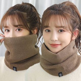 Khăn Quàng Cổ Len Lông Cừu Dày Dặn Unisex Giữ Ấm Chống Lạnh Đa Năng Mùa Đông Cực Ấm Áp