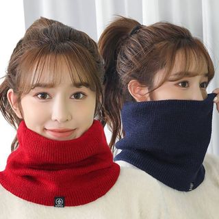 Khăn Quàng Cổ Len Lông Cừu Dày Dặn Unisex Giữ Ấm Chống Lạnh Đa Năng Mùa Đông Cực Ấm Áp