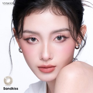 [Giá 1 bên mắt] Lens 1 tháng khóa ẩm VIVIMOON, kính áp tròng màu độ cận 0 - 8, Dia 14.2 mm