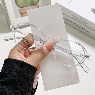 Mắt kính cận thị kính cận có độ sẵn - 0 ~ - 4.25 gọng trong suốt chống ánh sáng xanh phong cách Hàn Quốc kính 1128