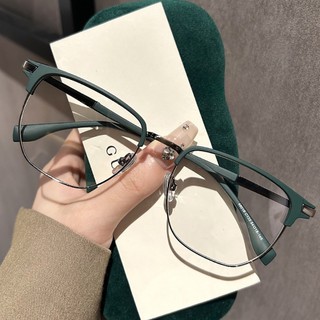 Mắt kính cận thị kính cận có độ sẵn - 0 ~ - 4.25 gọng trong suốt chống ánh sáng xanh phong cách Hàn Quốc kính 1701