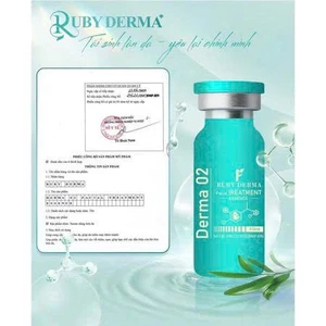BỘ ĐÔI TINH CHẤT DƯỠNG RUBYDERMA 02, TINH CHẤT TAN NÁM RUBYDERMA 01