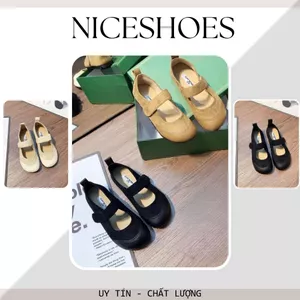 Giày Búp Bê Nữ Đế Bệt, Giày Nữ Mũi Tròn Phối Quai Dán Basic Dễ Phối Đồ (CÓ HỖ TRỢ ĐỔI SIZE) || Mã N48