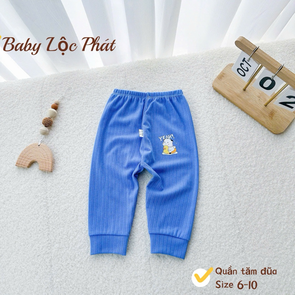 Combo 5 Quần Dài Chất Tăm Đũa Cho Bé - Đủ Size 3-18kg, Dày Dặn, Ấm Áp