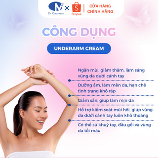 Kem Giảm Thâm Nách Dr Cosmess Dưỡng Trắng Sáng Vùng Da Nách, Khuỷu Tay, Đầu Gối,... 20ml Và 30ml