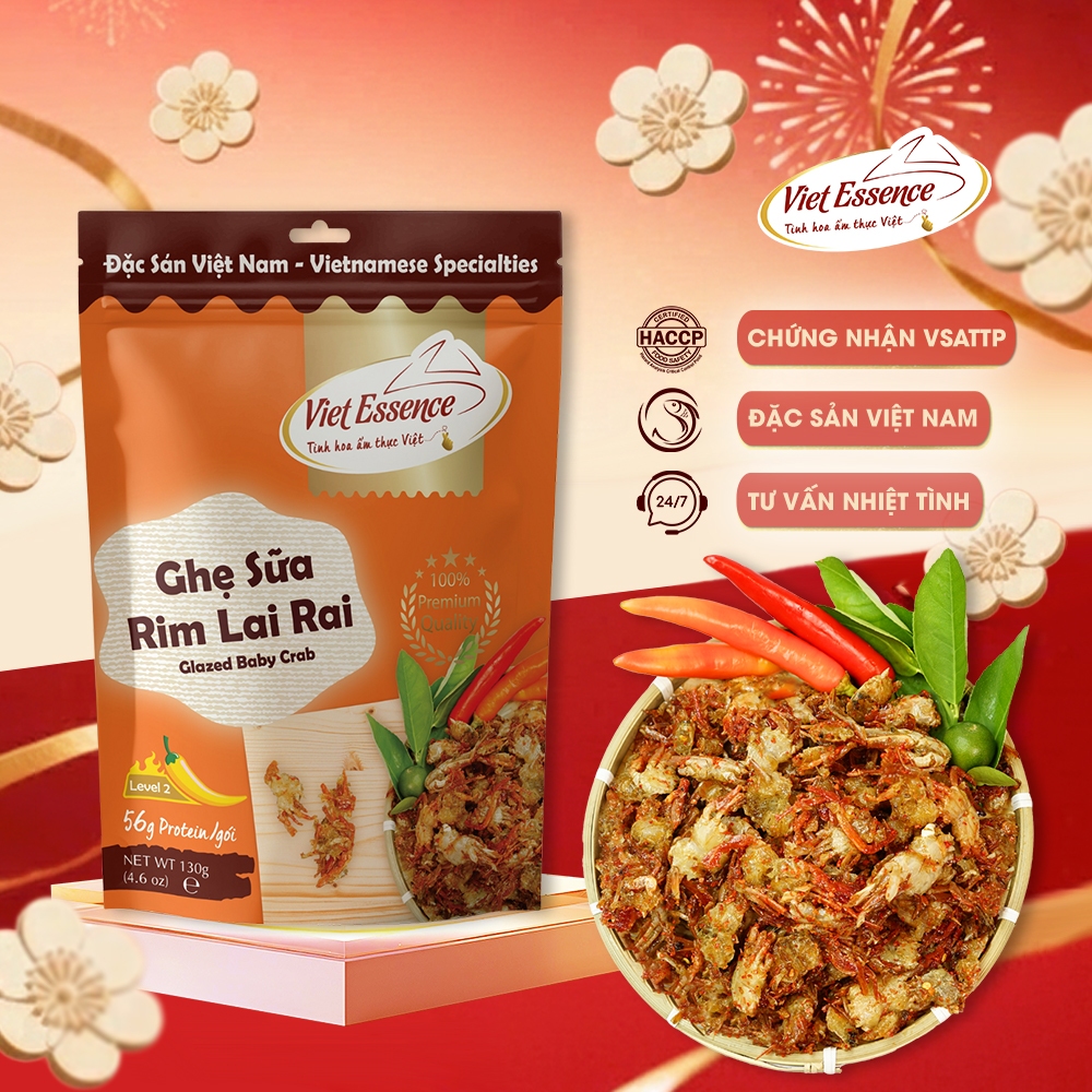 Ghẹ Sữa Rim Giòn, Vị Mằn Mặn Ăn Vặt Siêu Ngon Viet Essence 130gr ...