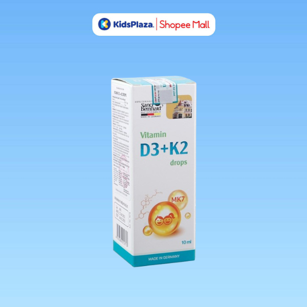 Vitamin D3K2 MK7 Sanct Bernhard Drops 10ml | Shopee Việt Nam