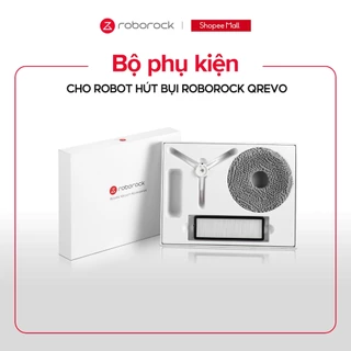 Phụ kiện Roborock Qrevo | Combo 1 chổi bên - 1 lõi lọc - 2 giẻ lau