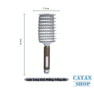 Lược chải tóc cỡ lớn gỡ rối tạo phồng tóc - Lược bán nguyệt tạo kiểu tóc dễ dàng sử dụng mẫu mới GD817-LuocGai