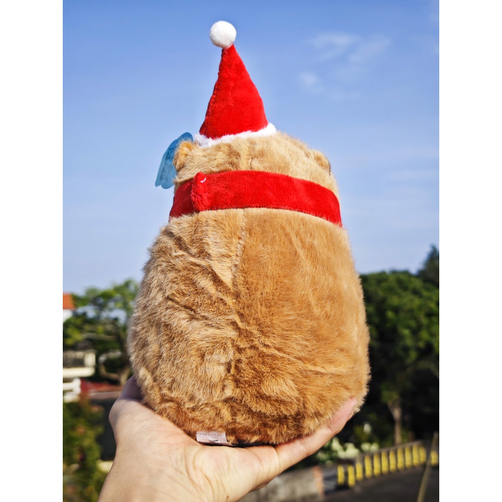 Gấu Bông Capybara Giáng Sinh Noel Làm Quà Tặng Cho Bé,Người Thân Trang Trí Dịp Noel
