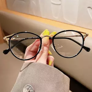 Mắt mèo Kính cận thị thời trang 【Cận thị 0.5 đến 600 độ 】 cho nam và nữ với tròng kính có thể tháo rời kính 511