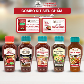 Combo Sốt Chấm Tomato T&P Sốt BBQ, Sốt Ớt,Sốt Cơm Trộn, Sốt Salad, Sốt Xí Muội- Chai 220g