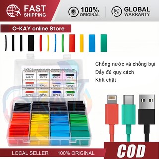 Túi Ống Co Nhiệt Đủ Màu Đủ Cỡ, Ống Gen Loại 164/328/530/560 Ống/Bịch, Chất Lượng Cao