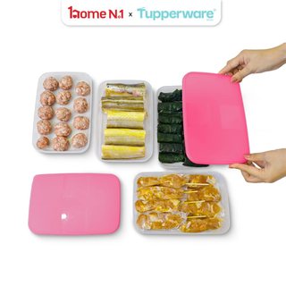 Bộ 4 hộp đựng thực phẩm Tupperware Trữ Đông Gen I Medium 650ml