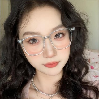 Mắt kính cận thị kính cận có độ sẵn - 0 ~ - 4.25 gọng trong suốt chống ánh sáng xanh phong cách Hàn Quốc kính 1702