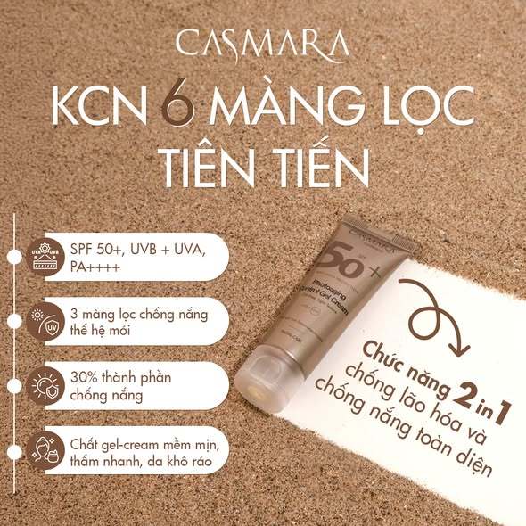 Kem chống nắng CASMARA PHOTOAGING CONTROL GEL CREAM SPF 50