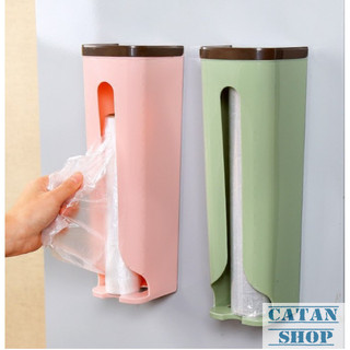 Hộp Nhựa Đựng Túi Nilon Dán Tường Tiện Lợi, Hộp Nhựa Đựng Túi Nylon Rút Tiện Lợi Đa Năng